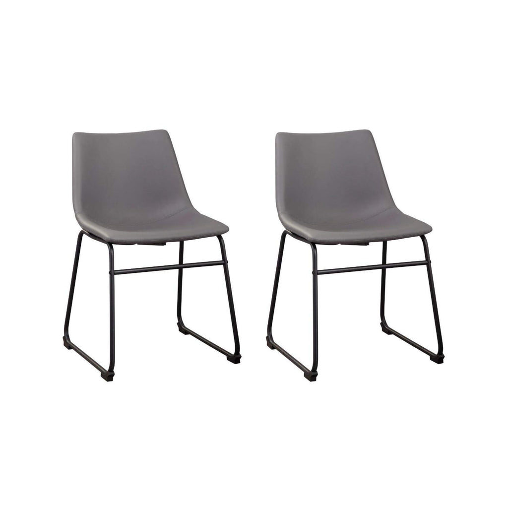 Signature Design by Ashley Centiar Mid-Century Dining Chair Set of 2, Brown