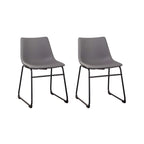 Signature Design by Ashley Centiar Mid-Century Dining Chair Set of 2, Brown