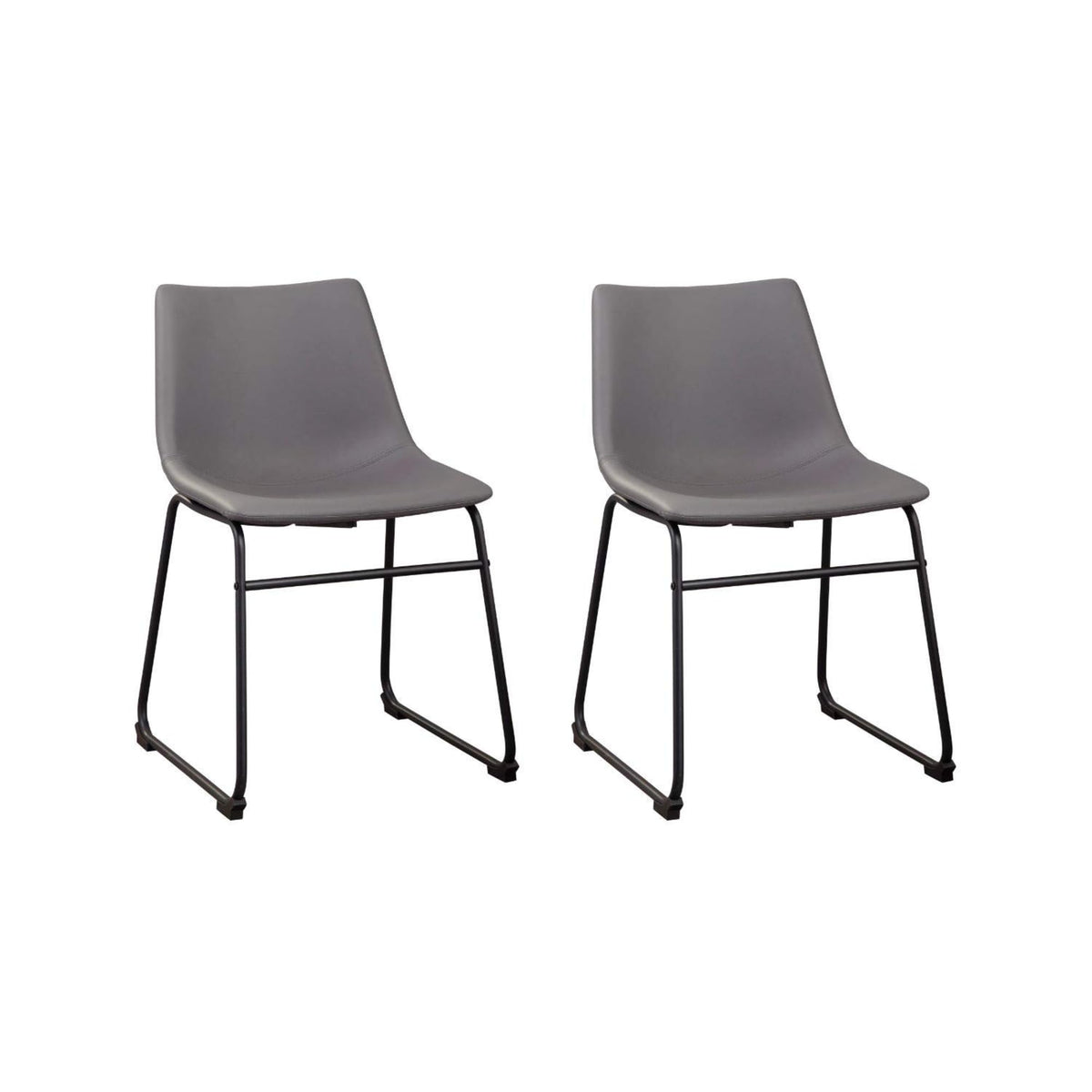 Signature Design by Ashley Centiar Mid-Century Dining Chair Set of 2, Brown