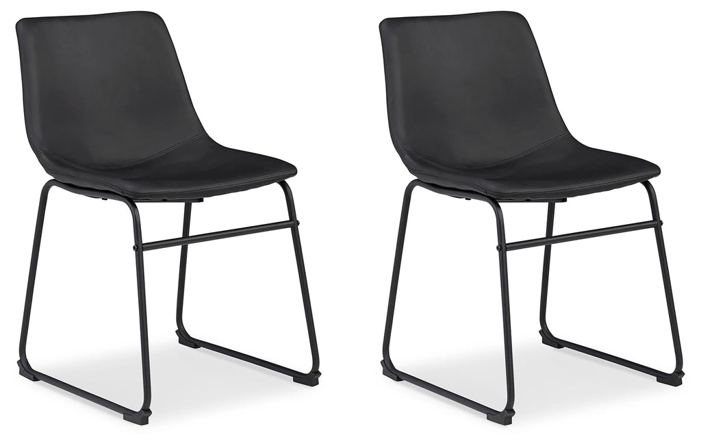 Signature Design by Ashley Centiar Mid-Century Dining Chair Set of 2, Brown