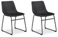 Signature Design by Ashley Centiar Mid-Century Dining Chair Set of 2, Brown