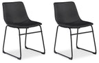 Signature Design by Ashley Centiar Mid-Century Dining Chair Set of 2, Brown