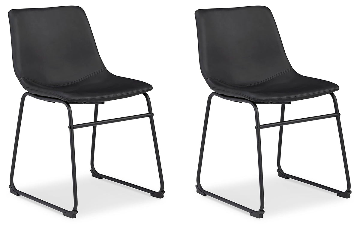 Signature Design by Ashley Centiar Mid-Century Dining Chair Set of 2, Brown