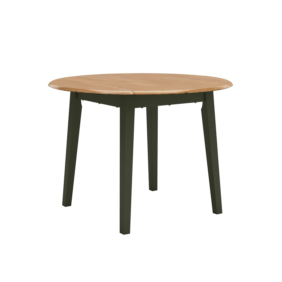 Signature Design by Ashley Small Round Drop Leaf Dining Table, Brown