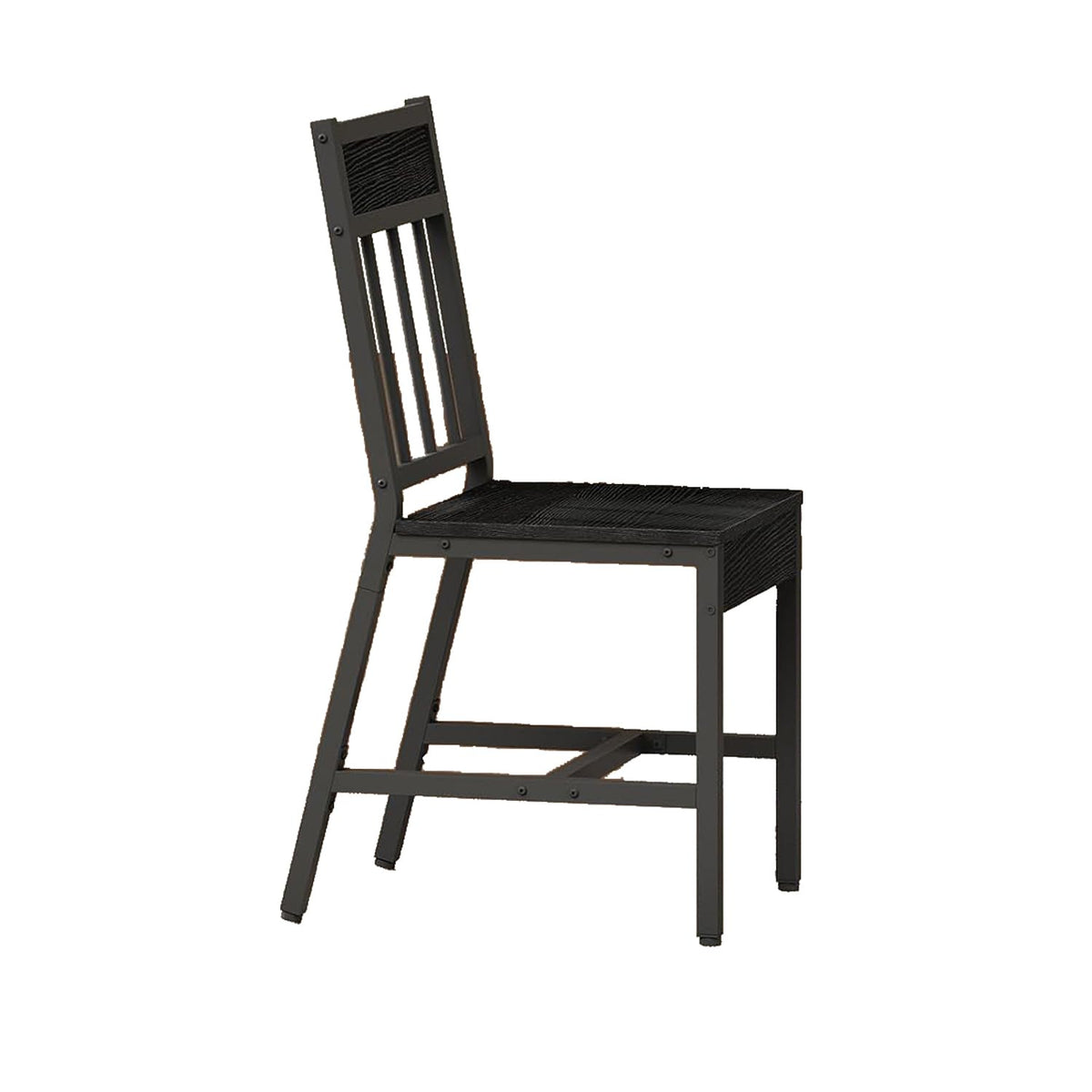 MECHYIN Black Dining Chairs Set of 4, Upgrade Farmhouse Kitchen Room Chair