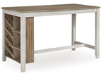 Signature Design by Ashley Caitbrook Counter Height Dining Table, Gray