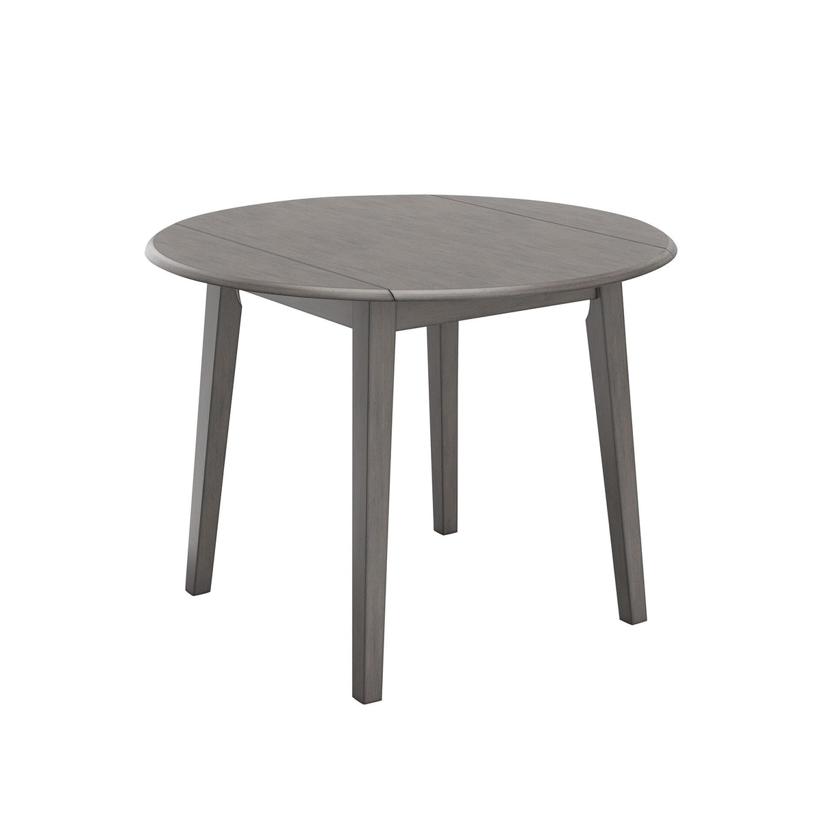 Signature Design by Ashley Small Round Drop Leaf Dining Table, Brown