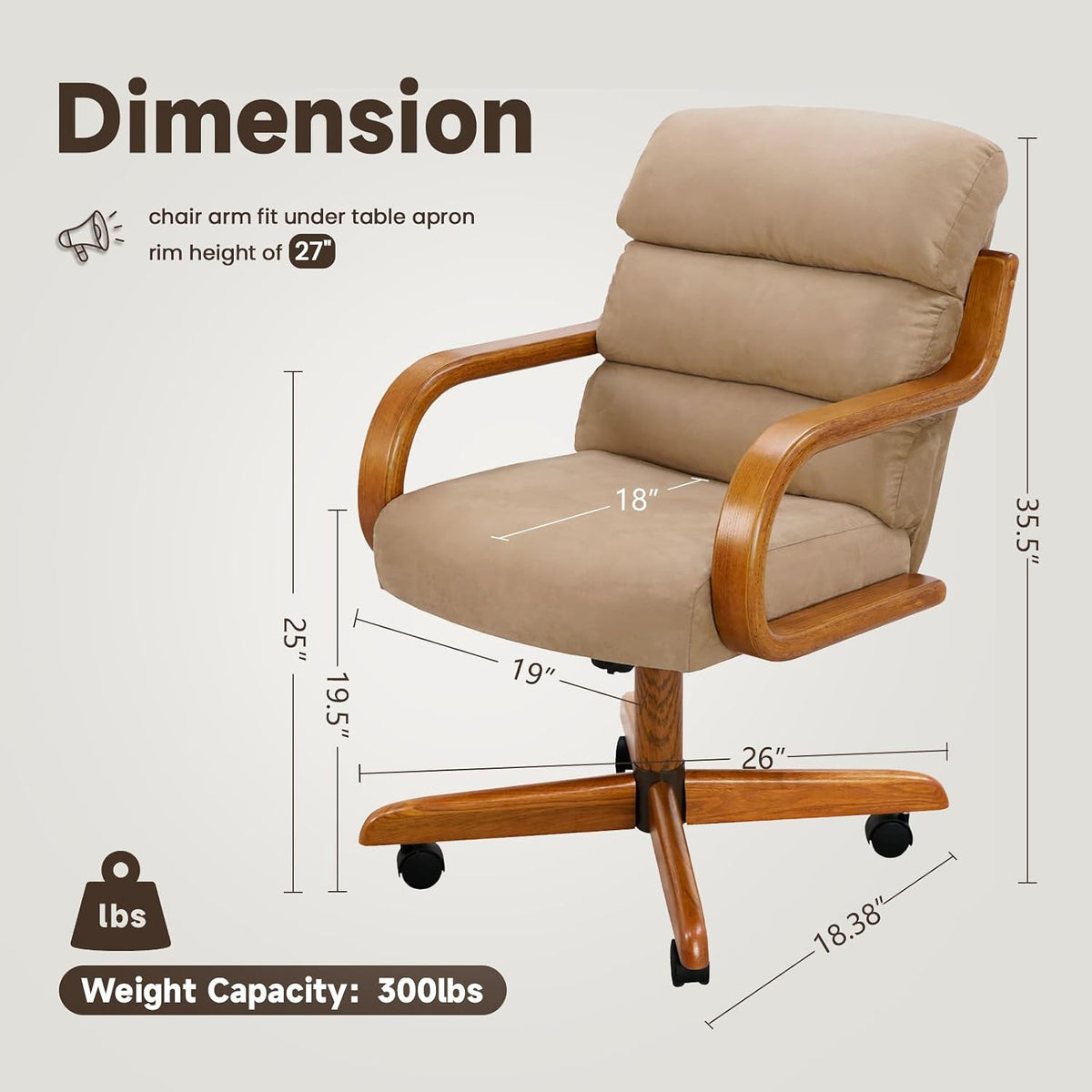 Chromcraft Douglas D9550 Swivel-Tilt Dining Chair - Chestnut - MAJ6-4pc