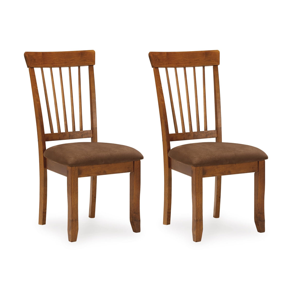 Signature Design by Ashley Bolanburg Upholstered Wood Dining Chairs, 2 Pack