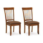 Signature Design by Ashley Berringer Wood Dining Chairs Set of 2, Brown