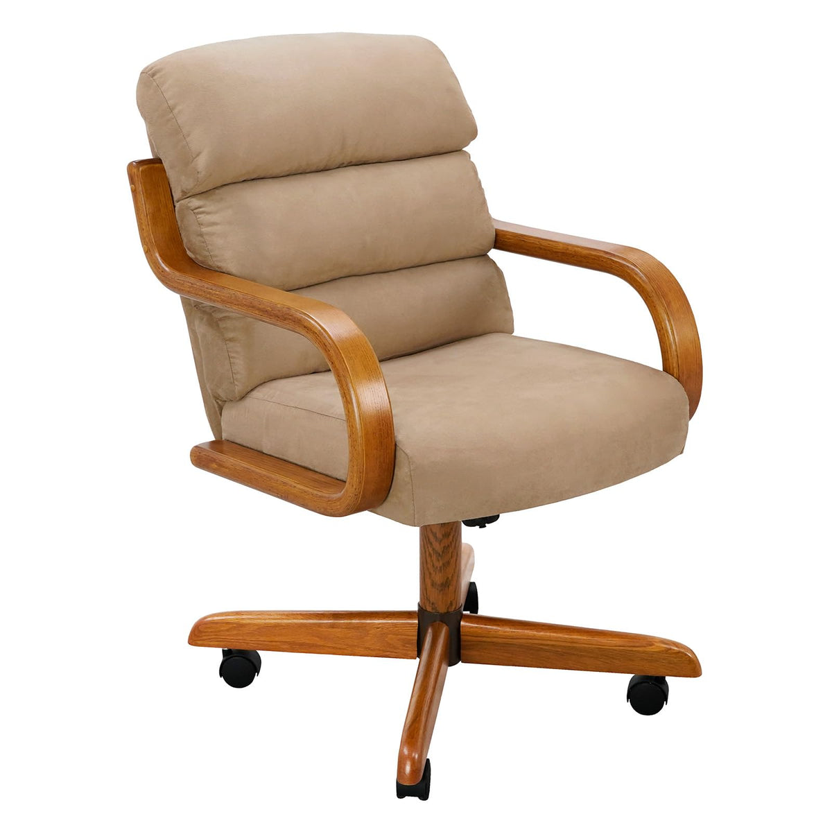 Chromcraft Douglas D9550 Swivel-Tilt Dining Chair - Chestnut - MAJ6-4pc