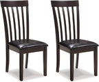 Signature Design by Ashley Hammis Dining Chair, Set of 2, Dark Brown