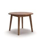 Signature Design by Ashley Small Round Drop Leaf Dining Table, Brown