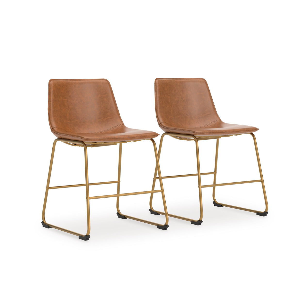 Signature Design by Ashley Centiar Mid-Century Dining Chair Set of 2, Brown