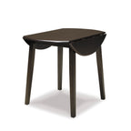 Signature Design by Ashley Small Round Drop Leaf Dining Table, Brown