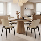 Dining Chairs Set of 4, Faux Leather Kitchen & Dining Chairs