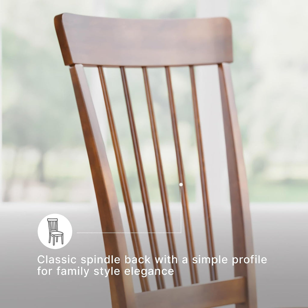Signature Design by Ashley Berringer Wood Dining Chairs Set of 2, Brown