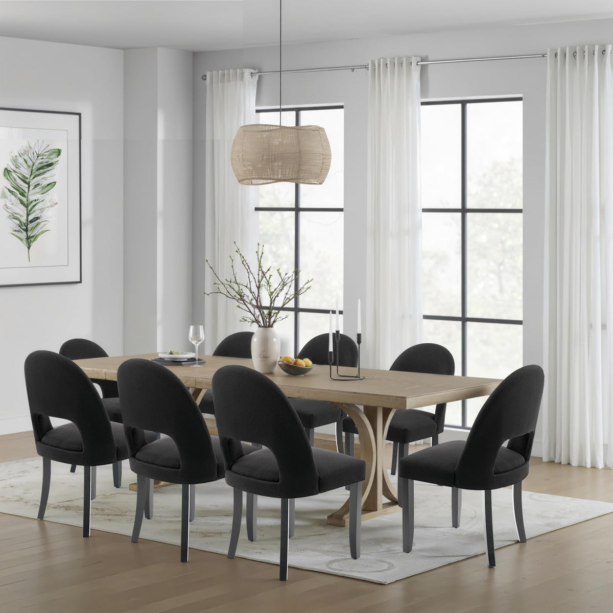 Dining Chairs Set of 4, Upholstered Kitchen & Dining Room Chairs