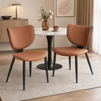 Dining Chairs Set of 4, Faux Leather Kitchen & Dining Chairs