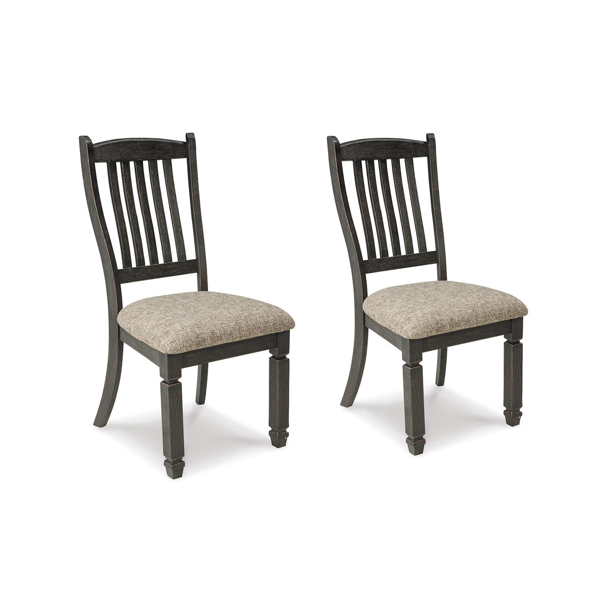 Signature Design by Ashley Bolanburg Upholstered Wood Dining Chairs, 2 Pack