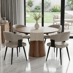 Dining Chairs Set of 4, Modern Faux Leather Kitchen Chairs