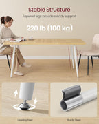 VASAGLE 70.9" Dining Table for 6-8 People, Modern Kitchen Table
