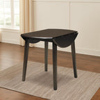 Signature Design by Ashley Small Round Drop Leaf Dining Table, Brown