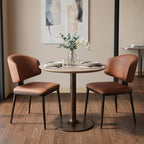Dining Chairs Set of 4, Faux Leather Kitchen & Dining Chairs