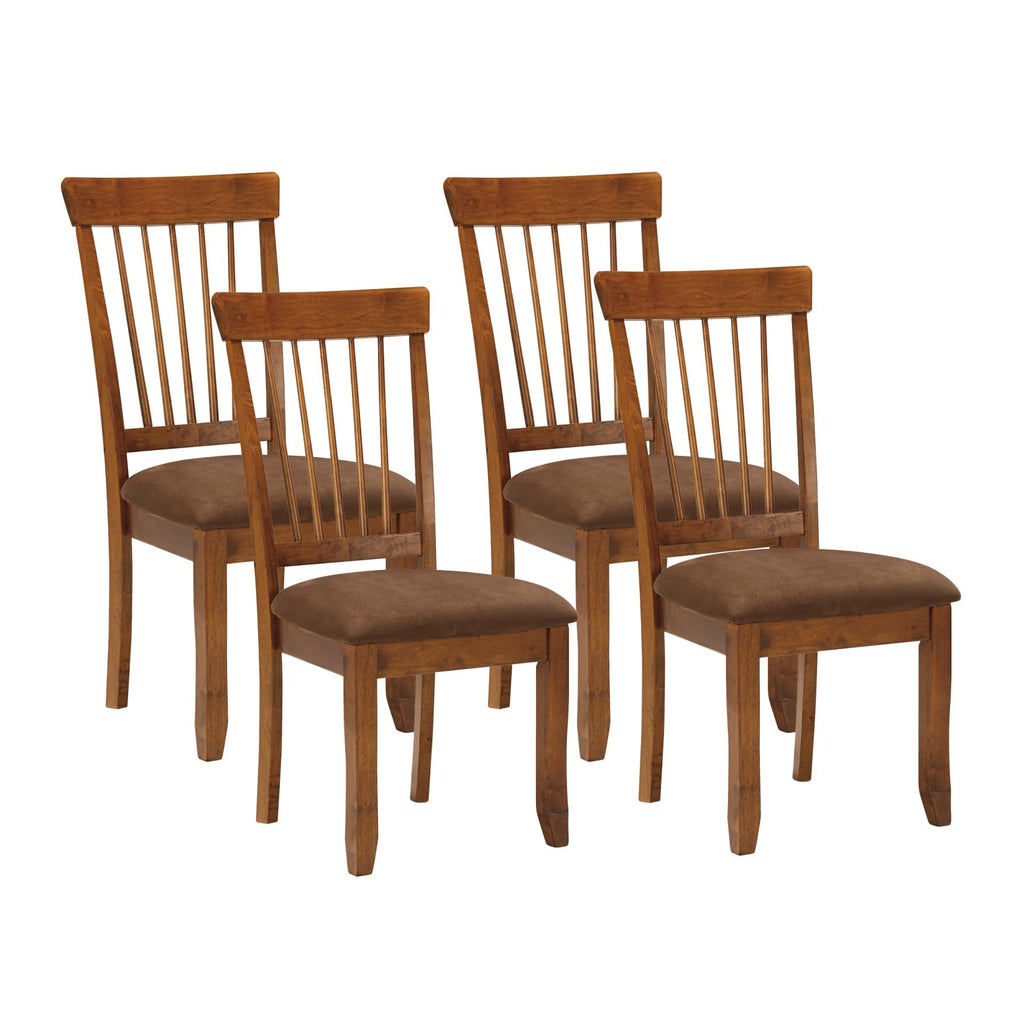 Signature Design by Ashley Berringer Wood Dining Chairs Set of 2, Brown