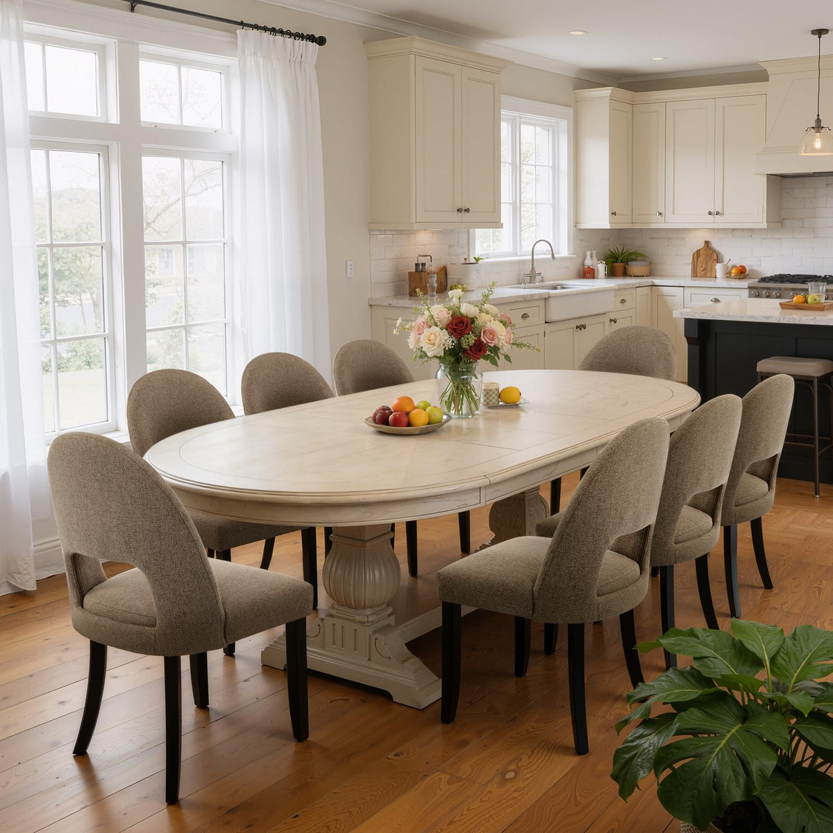 Dining Chairs Set of 4, Upholstered Kitchen & Dining Room Chairs