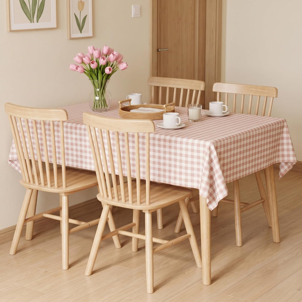Windsor Dining Chairs Set of 6, Spindle Back Wooden Chairs
