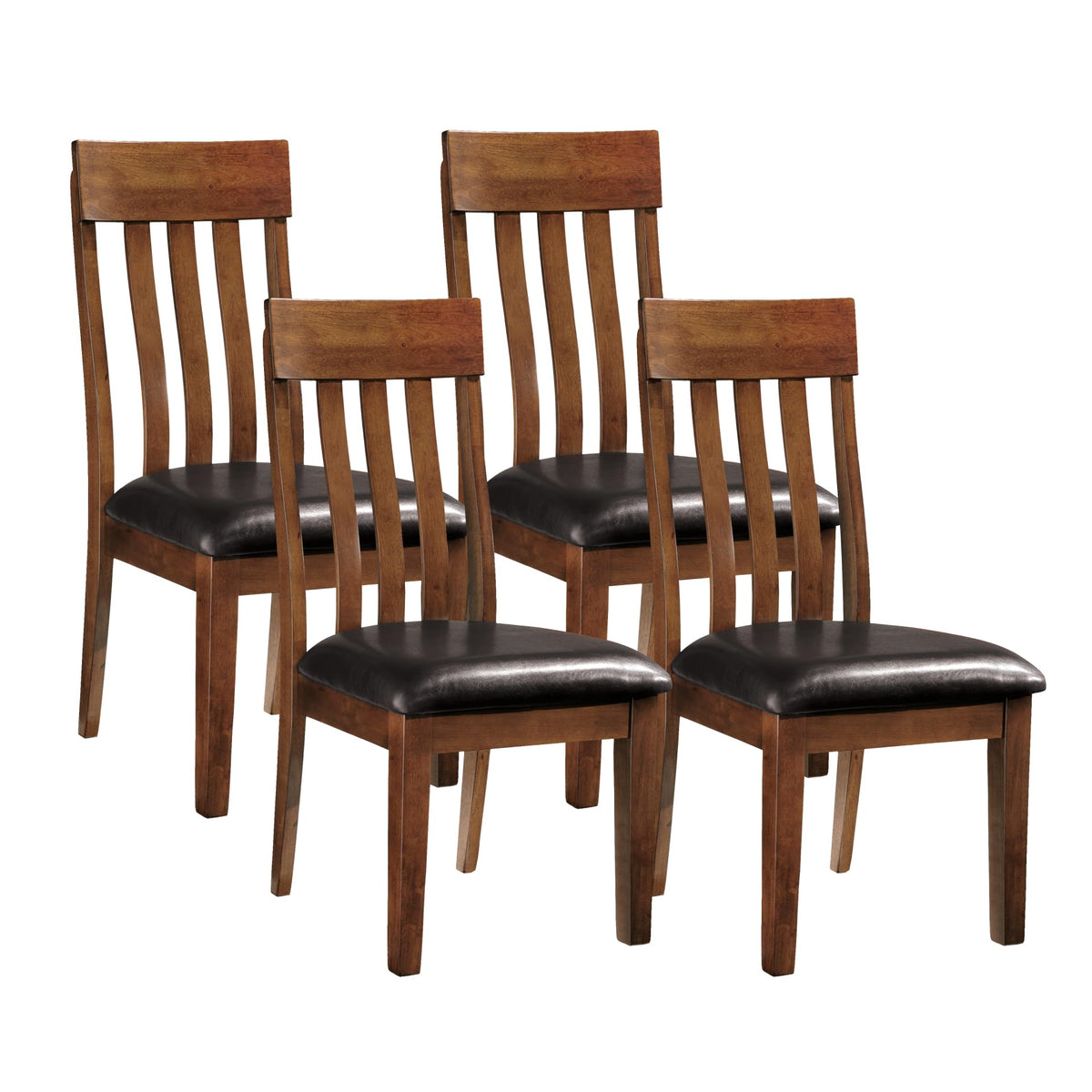 Signature Design by Ashley Berringer Wood Dining Chairs Set of 2, Brown