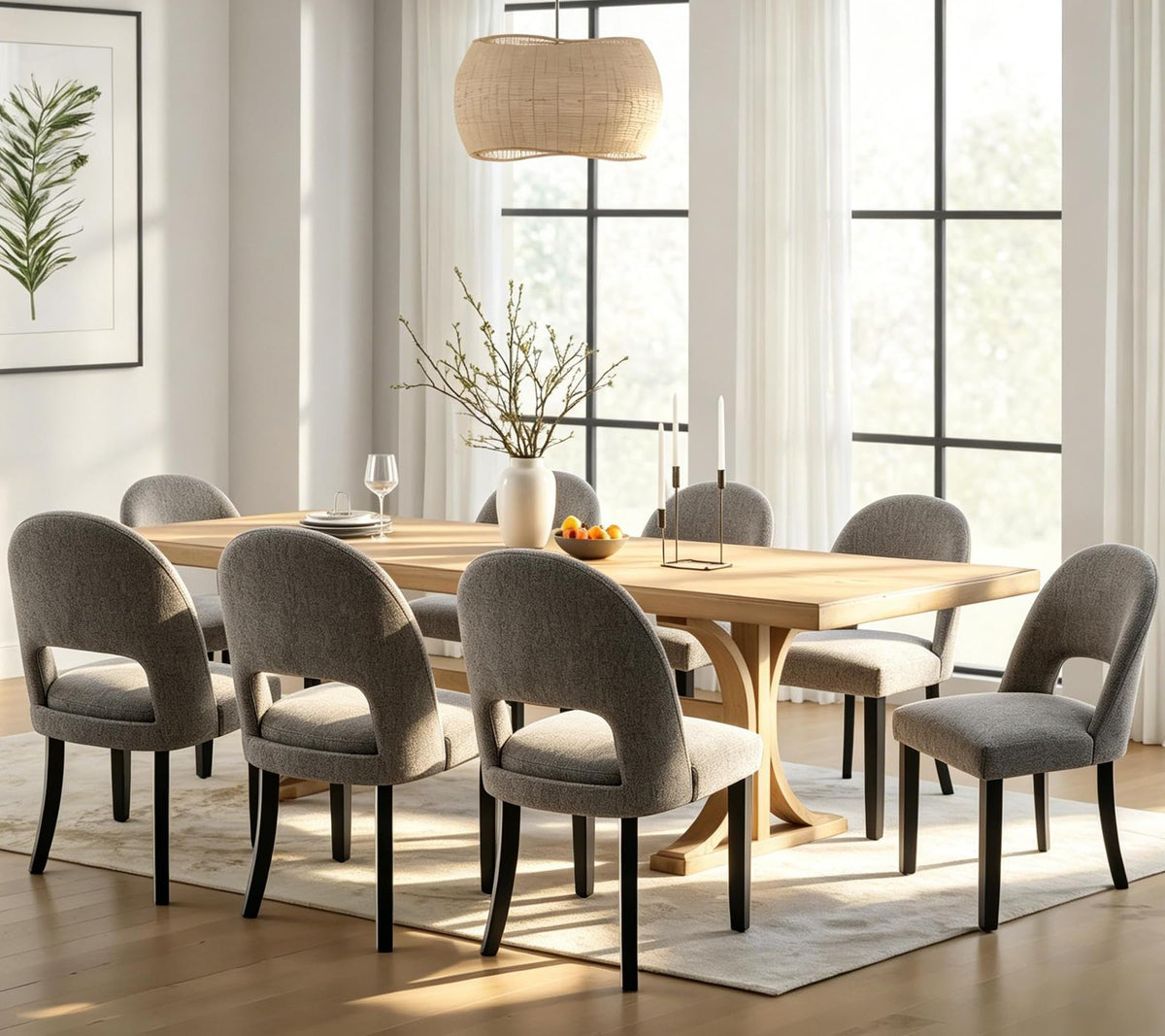 Dining Chairs Set of 4, Upholstered Kitchen & Dining Room Chairs