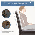 DUMOS Dining Chairs Set of 6, PU Leather Kitchen Chairs for Living Room