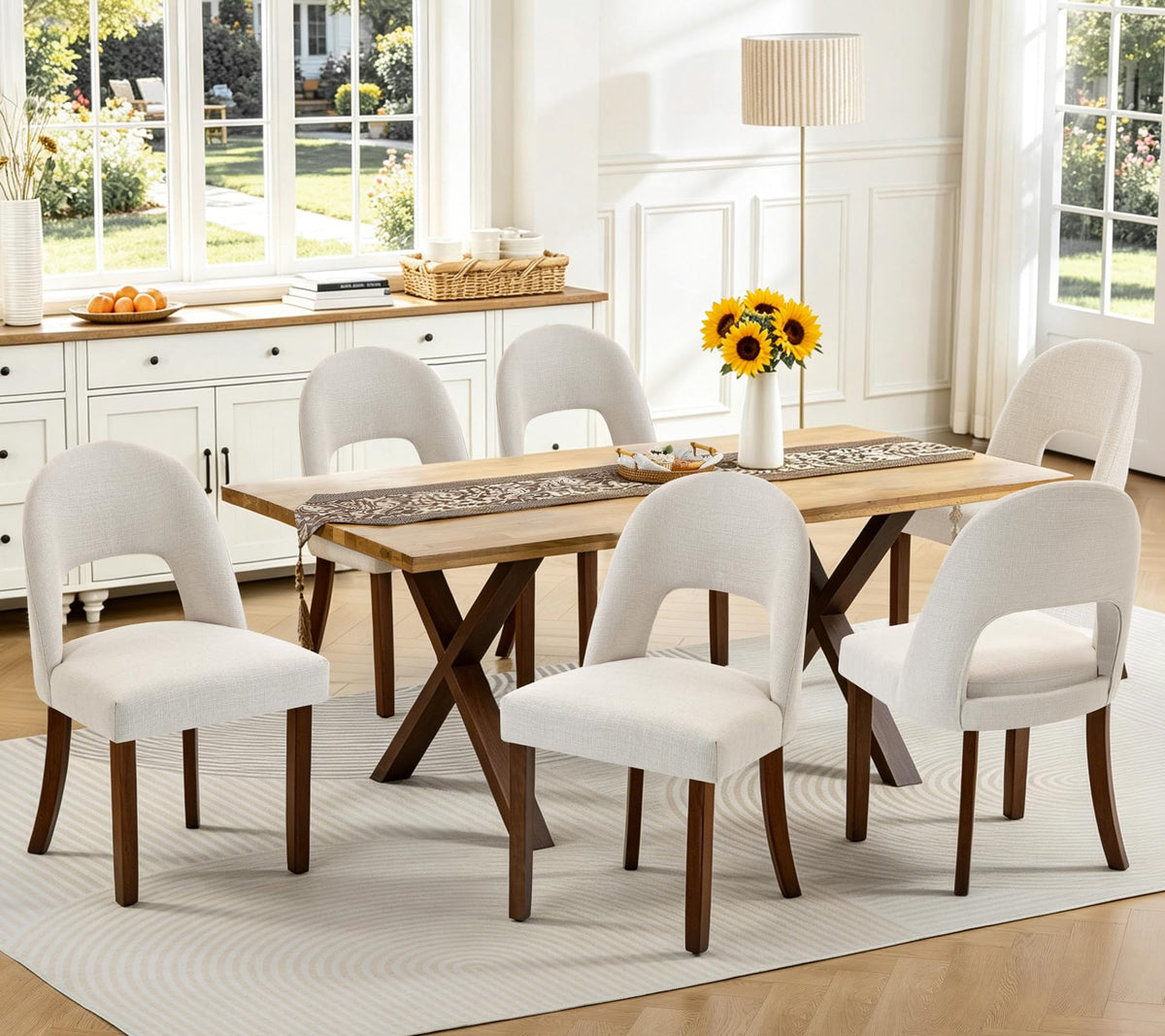 Dining Chairs Set of 4, Upholstered Kitchen & Dining Room Chairs