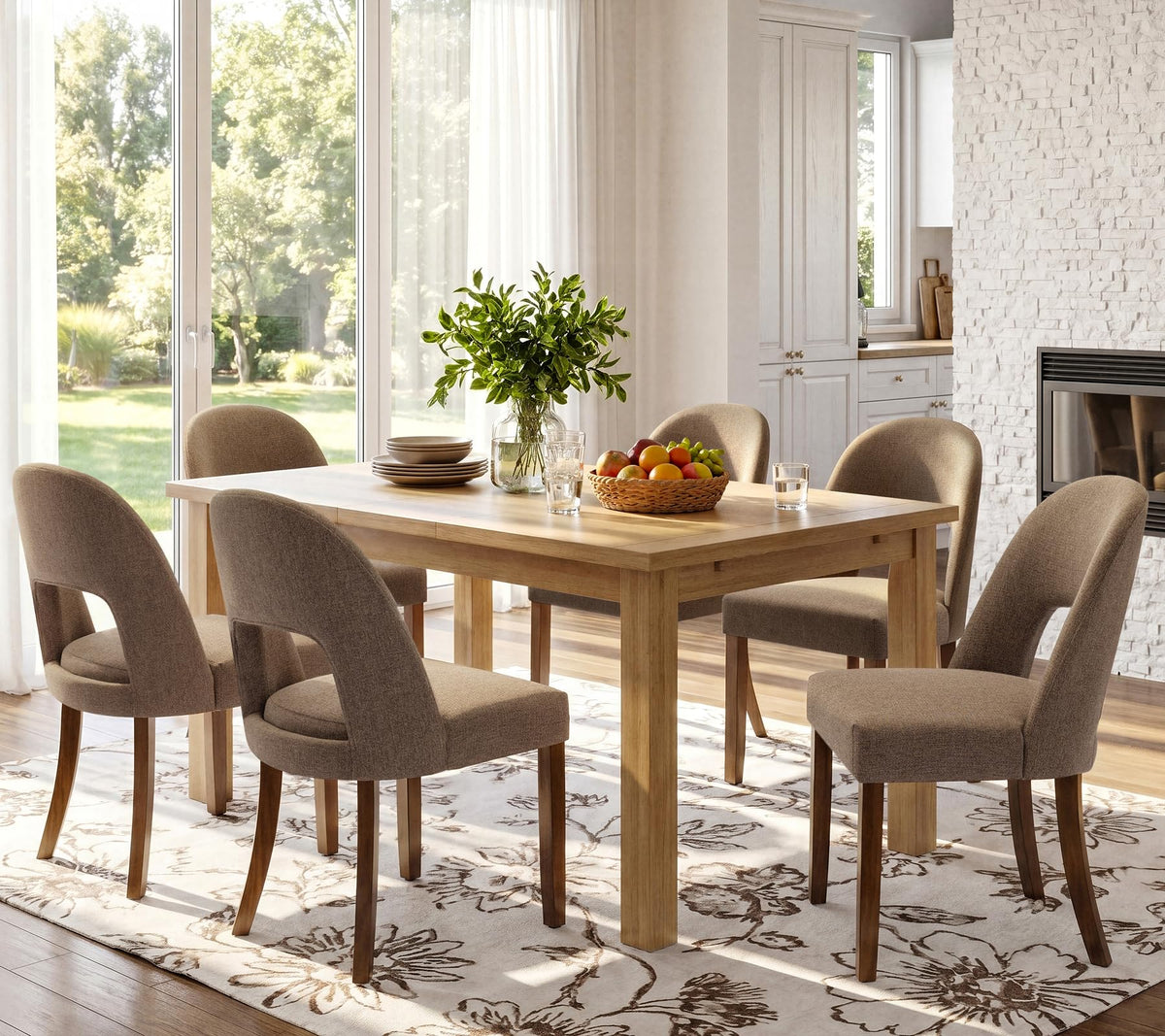 Dining Chairs Set of 4, Upholstered Kitchen & Dining Room Chairs
