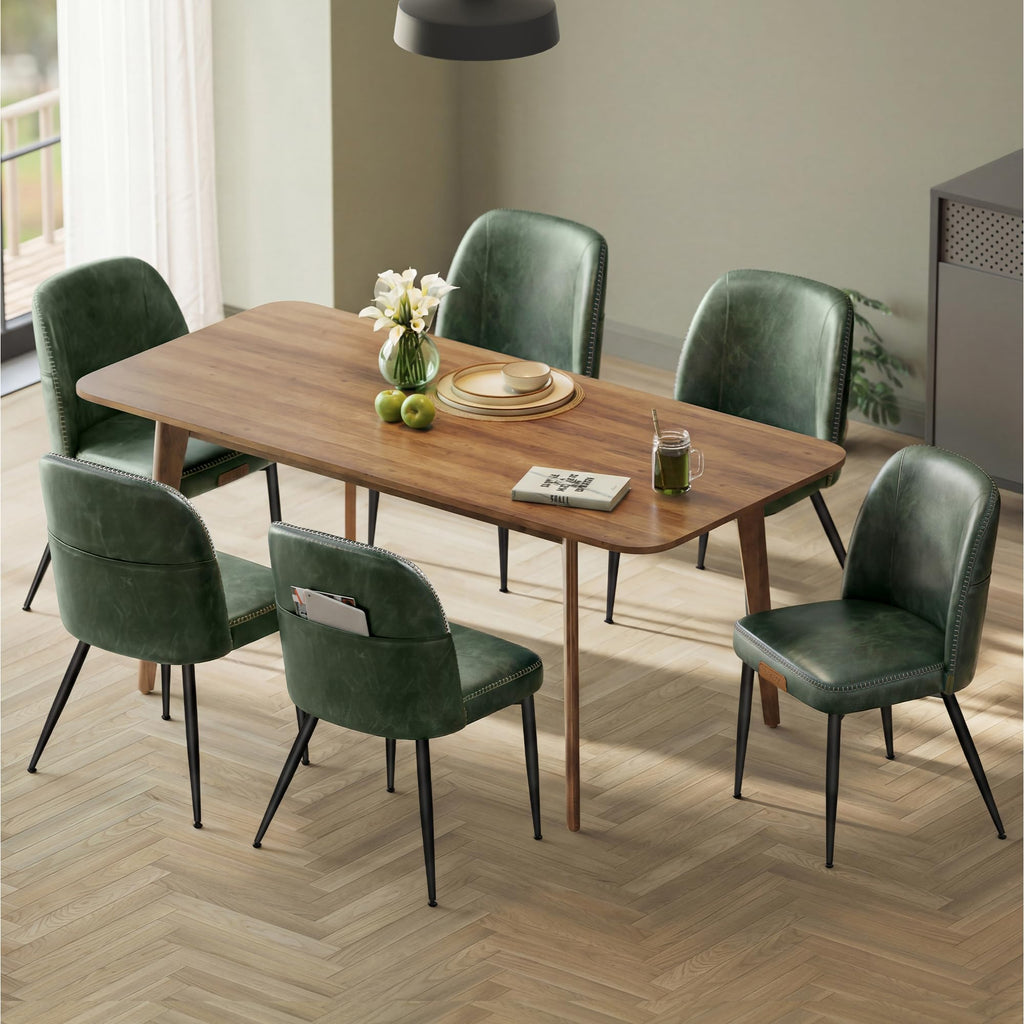 VASAGLE Dining Chairs Set of 2, Upholstered Kitchen Chairs