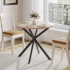 ChooChoo 47.2 Inch Round Dining Table for 4