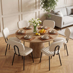 Dining Chairs Set of 2, PU Leather Upholstered Kitchen Chairs