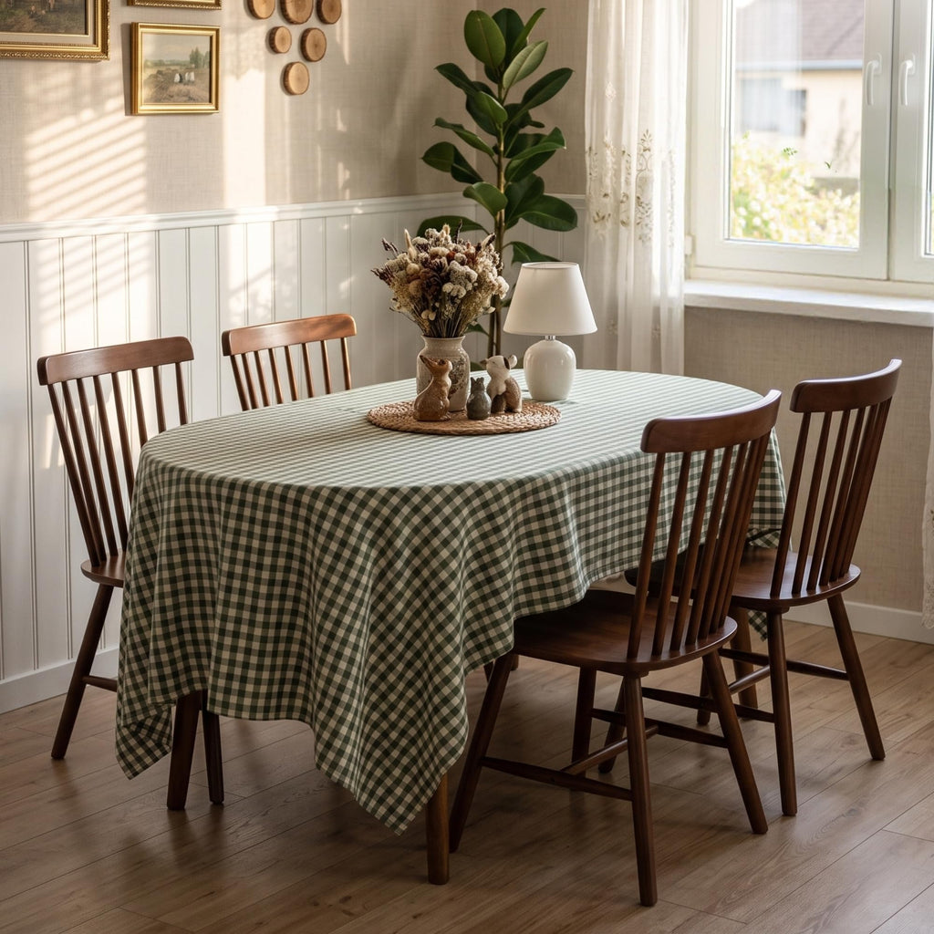 Windsor Dining Chairs Set of 6, Spindle Back Wooden Chairs
