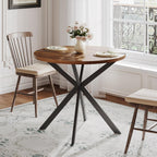 ChooChoo 47.2 Inch Round Dining Table for 4