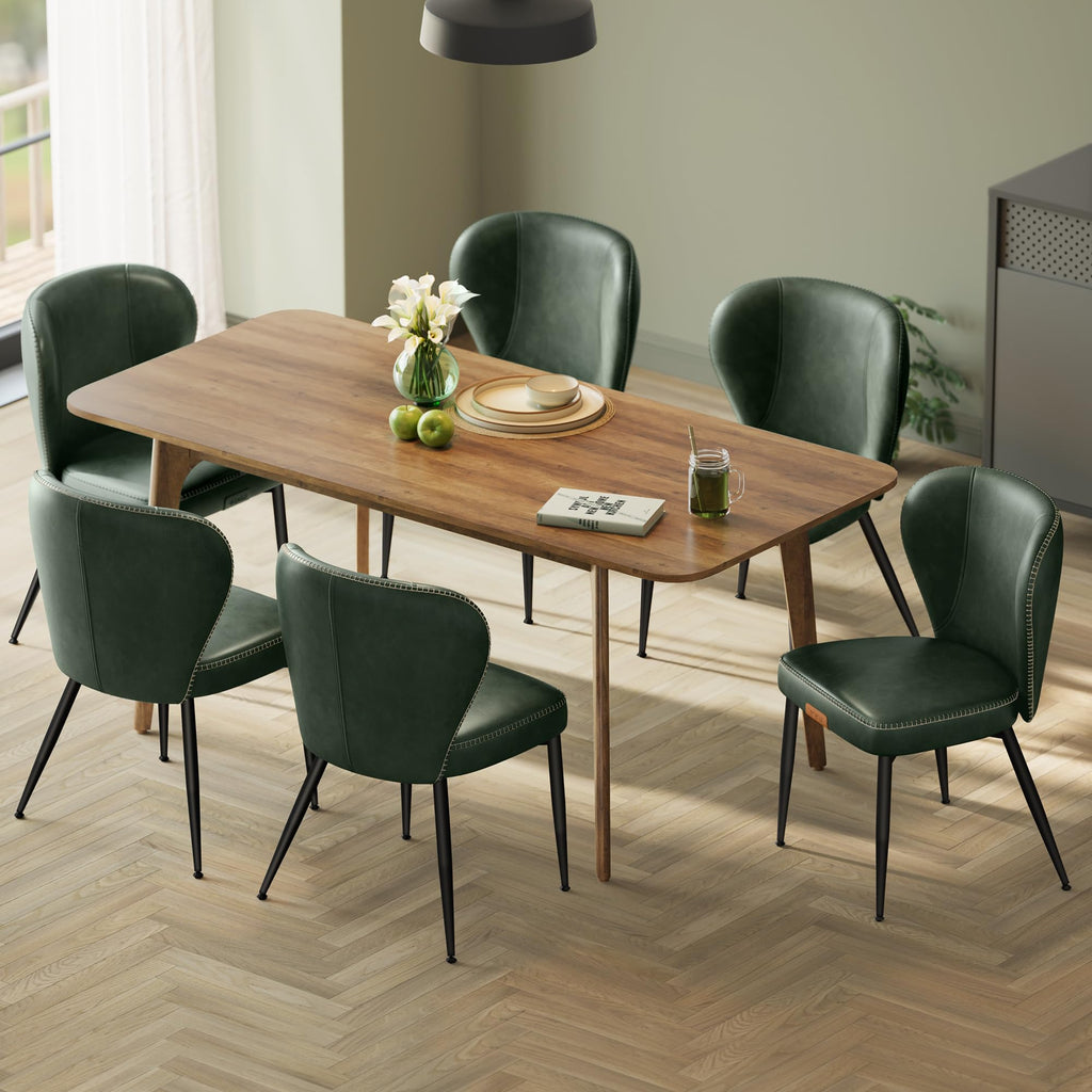 VASAGLE Dining Chairs Set of 2, Upholstered Kitchen Chairs