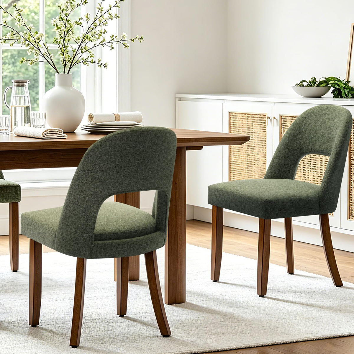 Dining Chairs Set of 4, Upholstered Kitchen & Dining Room Chairs