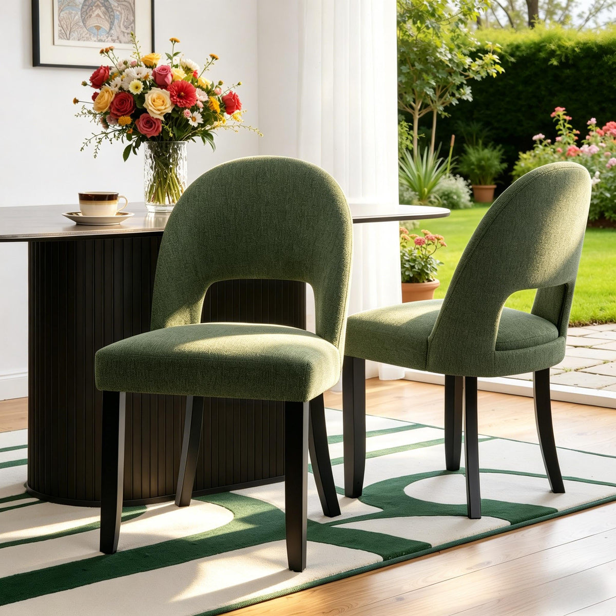 Dining Chairs Set of 4, Upholstered Kitchen & Dining Room Chairs