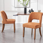 VKNOW Dining Chairs Set of 4, Fabric Dining Chairs, Green