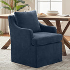 VKNOW Upholstered Dining Chairs Set of 2, Dining Room Chairs with Casters