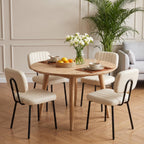 Dining Chairs Set of 2, PU Leather Upholstered Kitchen Chairs