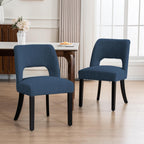 VKNOW Dining Chairs Set of 4, Fabric Dining Chairs, Green