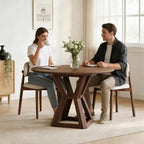 Wooden Dining Chairs Set of 2, Mid Century Modern Side Chairs