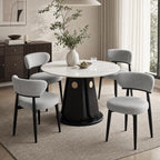 Dining Chairs Set of 4, Modern Upholstered Fabric Dining Chairs